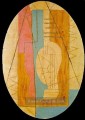 Guitare verte et rose 1912 Kubismus Pablo Picasso